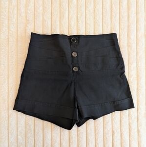 🩷 5/$25 - Eclipse Women's High Waist Black Shorts